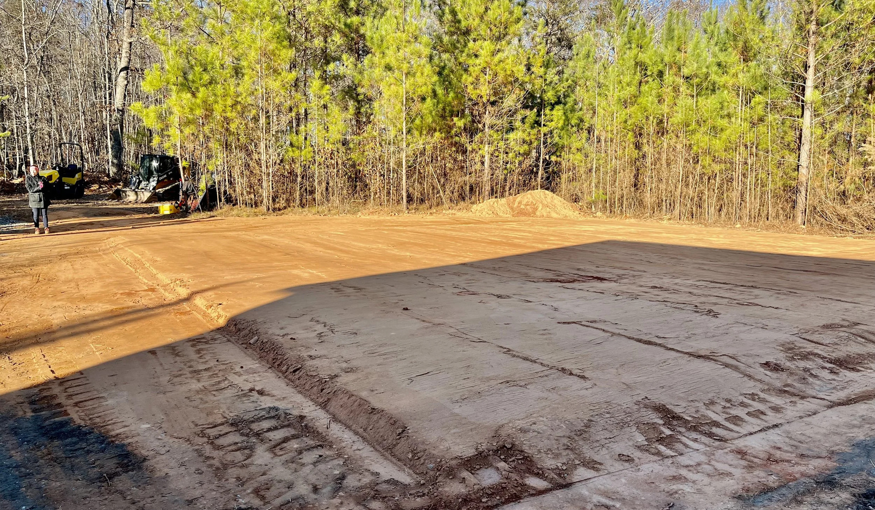 Cleared and prepared residential lot in Cherokee County Georgia